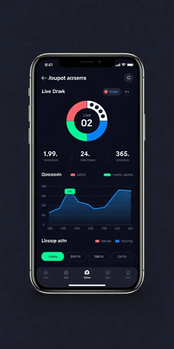 新六合彩 App 界面展示